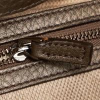 Gucci Soho Tote Bag aus Leder in Grau