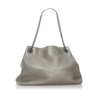 Gucci Soho Tote Bag Leather in Grey