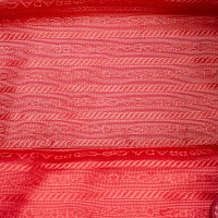 Prada Tote Bag aus Baumwolle in Rosa / Pink