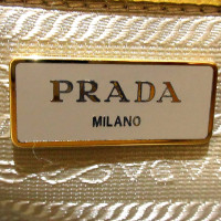 Prada Umhängetasche aus Leder in Gelb