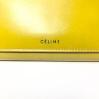 Céline Täschchen/Portemonnaie aus Leder in Gelb