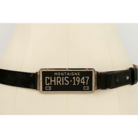 Dior Belt Patent leather in Brown