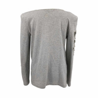 Balmain Top en Coton en Gris