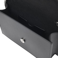 Alexander McQueen Skull Box Clutch. Leather in Black