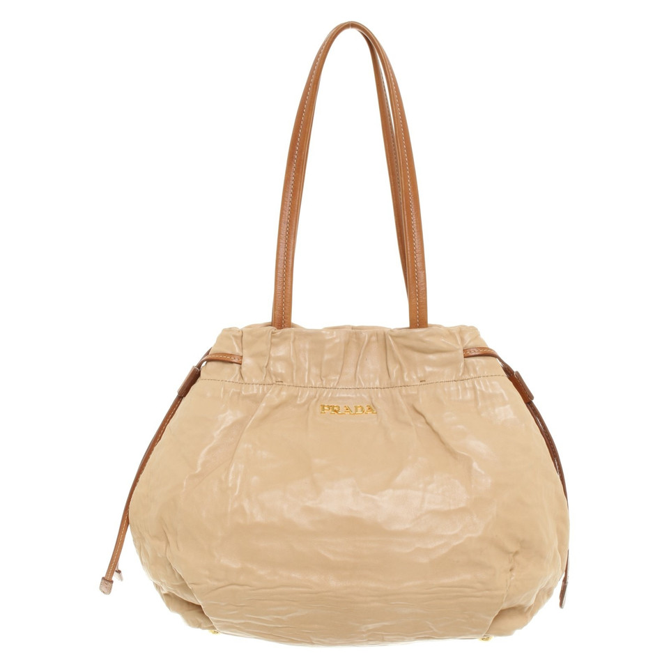 Prada Handtasche in Beige