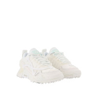 Off White Sneaker in Pelle in Bianco