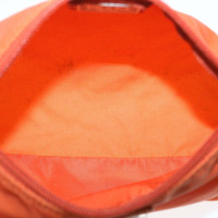 Prada Clutch aus Baumwolle in Orange