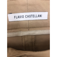 Flavio Castellani Hose aus Baumwolle in Beige