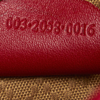 Gucci Rucksack aus Leder in Rot