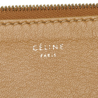 Céline Clutch Bag Leather in Beige