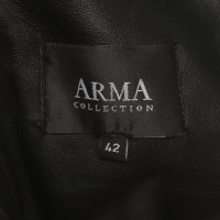 Other Designer Arma - Lammfellmantel in Black