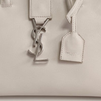 Saint Laurent Downtown Leather in White