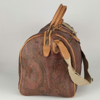Etro Shoulder bag Canvas in Brown