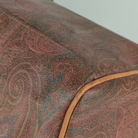 Etro Shoulder bag Canvas in Brown