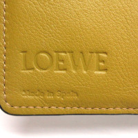 Loewe Täschchen/Portemonnaie aus Leder in Grau