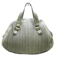 Bulgari Handbag Leather in Grey