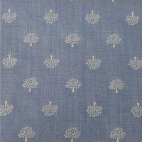 Mulberry Schal/Tuch aus Baumwolle in Blau