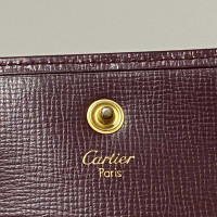Cartier Borsette/Portafoglio in Pelle in Bordeaux