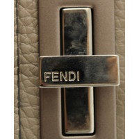 Fendi Peekaboo Bag Leer in Beige