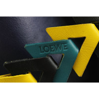 Loewe Umhängetasche aus Leder in Blau