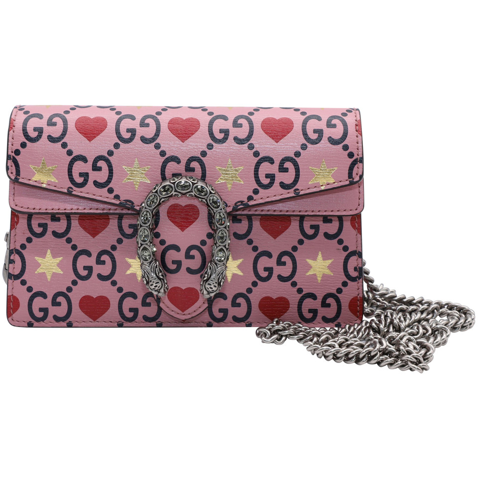 Gucci Dionysus Mini Bag aus Leder in Rosa / Pink