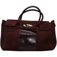 Mulberry Tote bag Suede in Bordeaux