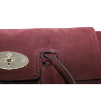 Mulberry Tote bag Suede in Bordeaux