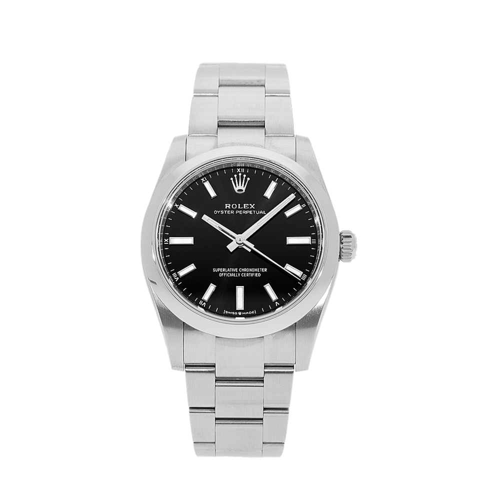 Rolex Oyster Perpetual 34 aus Stahl