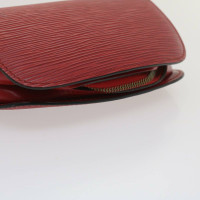 Louis Vuitton Cosmetic Pouch 17 Leather in Red