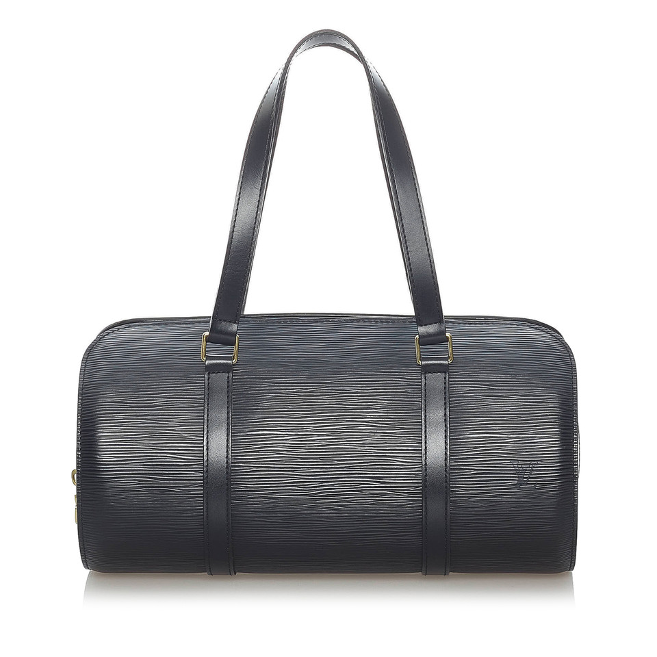 Louis Vuitton Soufflot MM 36 Leather in Black