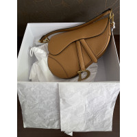 Christian Dior Saddle Bag en Cuir en Marron
