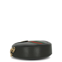 Gucci Ophidia Mini Schultertasche aus Leder in Schwarz