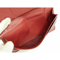 Cartier Bag/Purse Leather in Bordeaux