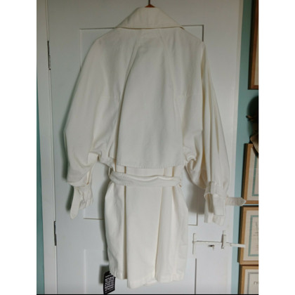 Mm6 Maison Margiela Jacket/Coat Cotton in White