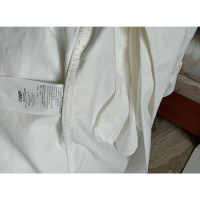 Mm6 Maison Margiela Jacke/Mantel aus Baumwolle in Weiß