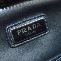 Prada Brique aus Leder in Weiß