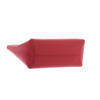 Longchamp Handtasche aus Leder in Rot