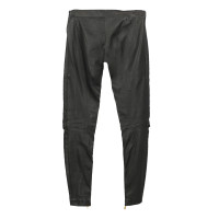Balmain Trousers Leather in Black