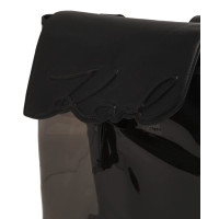 Karl Lagerfeld Travel bag Leather in Black