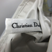 Dior Clutch aus Baumwolle in Silbern