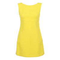 Versace Kleid aus Wolle in Gelb