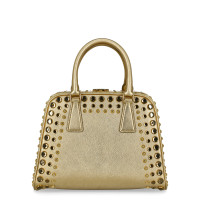 Prada Handtasche aus Leder in Creme