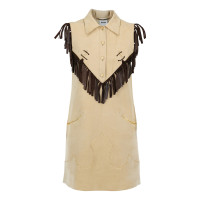 Moschino Dress Leather in Beige