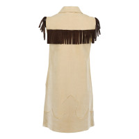 Moschino Dress Leather in Beige