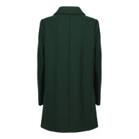 Red Valentino Jacke/Mantel aus Wolle in Grün