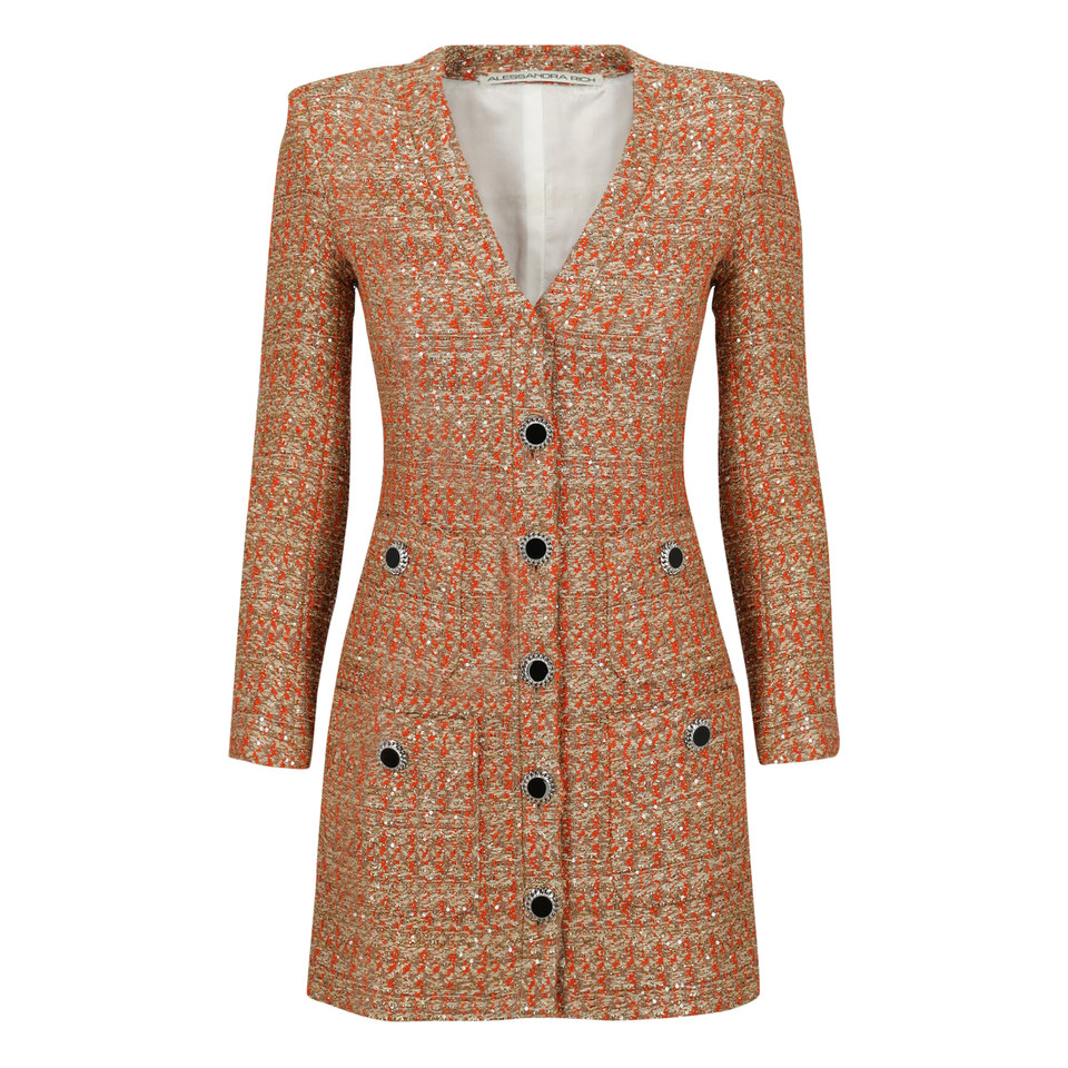 Alessandra Rich Jacket/Coat in Orange