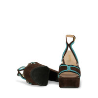 Prada Sandals Leather in Blue