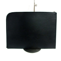 Louis Vuitton Clutch Bag Leather in Black