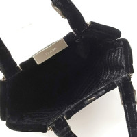 Prada Handbag Suede in Black