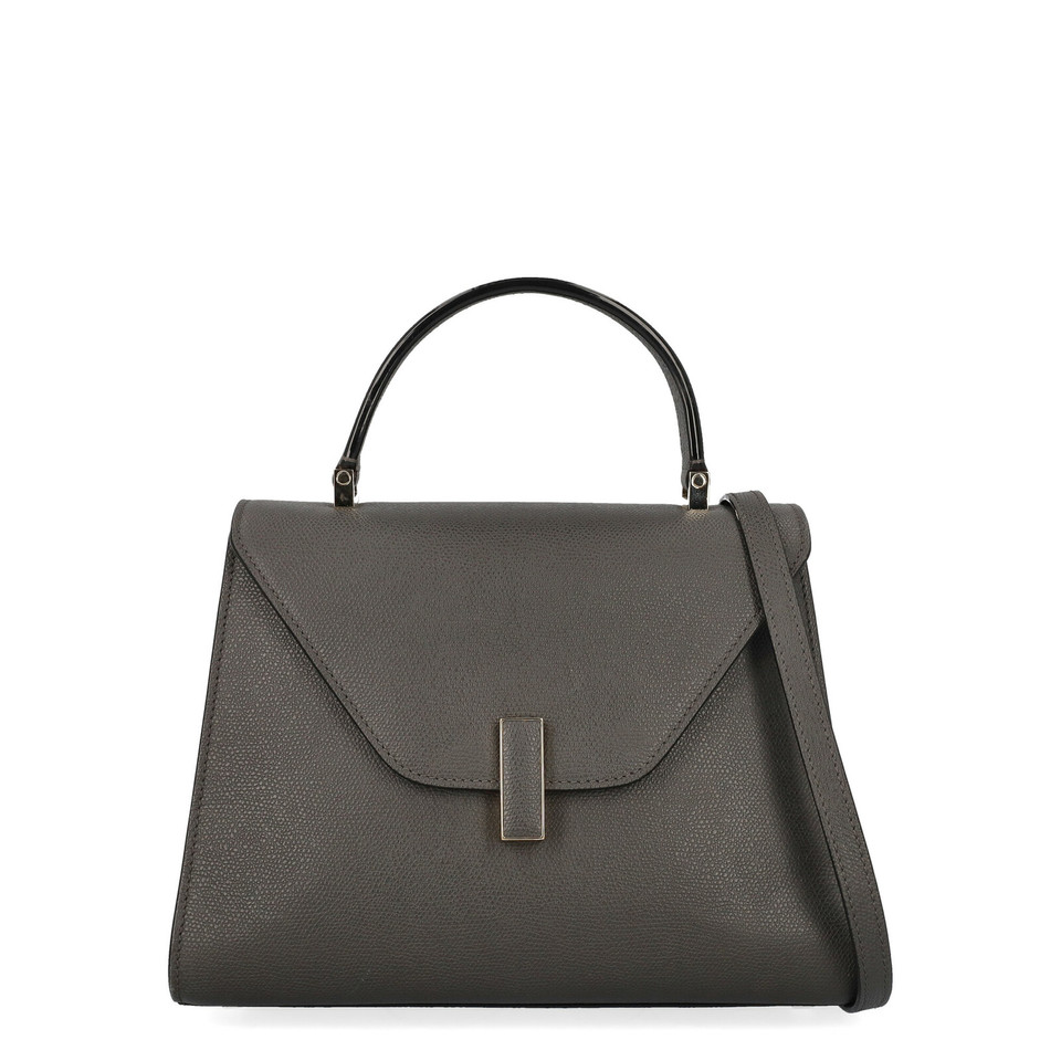 Valextra Handbag Leather in Grey